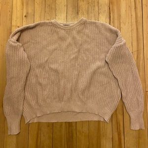 Baby pink knit sweater